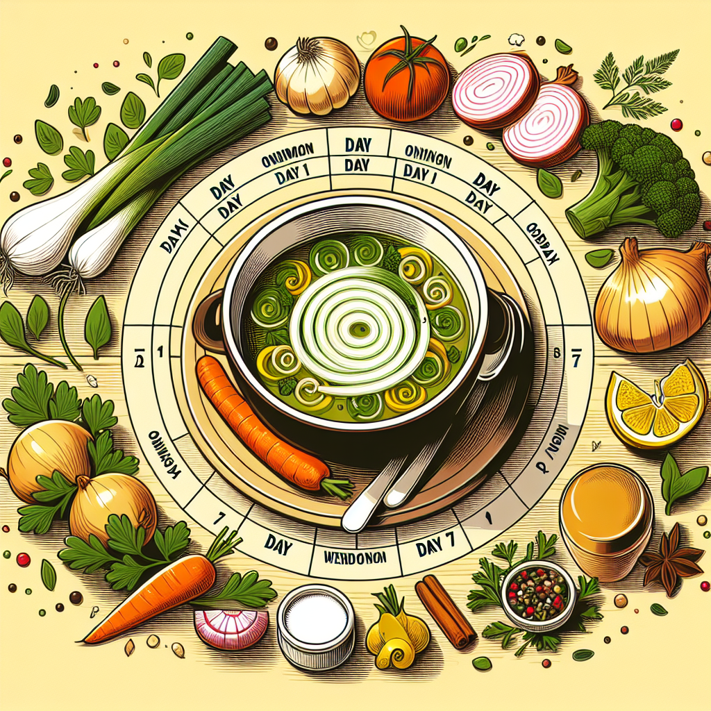 Луковый суп диета на 7 дней: Эффективный способ похудения