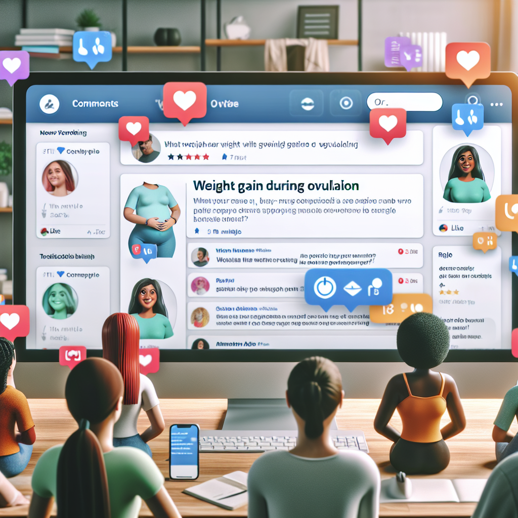 Набор веса при овуляции: что говорят форумы?