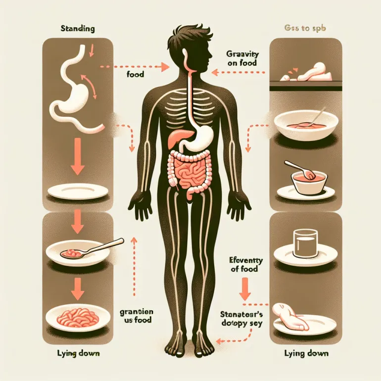 Почему нельзя есть лежа: Влияние на здоровье и пищеварение