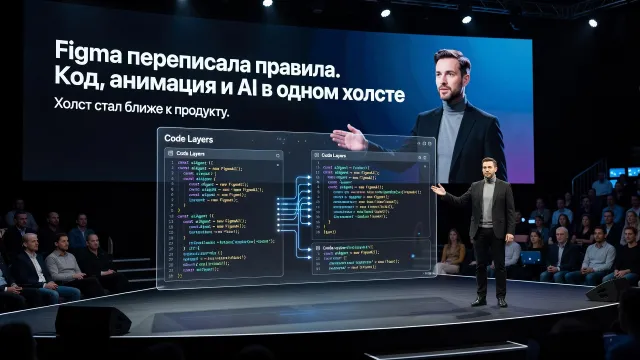 Figma переписала правила. Код, анимация и AI в одном холсте